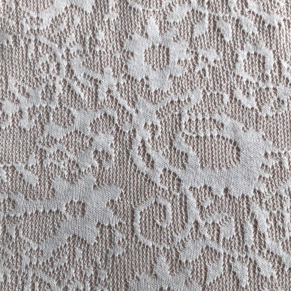 Ann Taylor LOFT | Lace overlay Sweater - Picture 5 of 7
